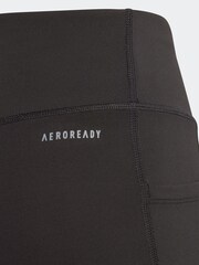 adidas Black Kids Sportswear Optime 7/8 Leggings - Image 3 of 5