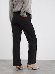 Schwarz - Simply Be 24/7-Jeans mit weitem Bein - Bild 2 von 3