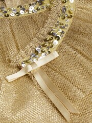 Monsoon Gold Land of Wonder Short Tulle Cape Jacket - Image 3 of 3