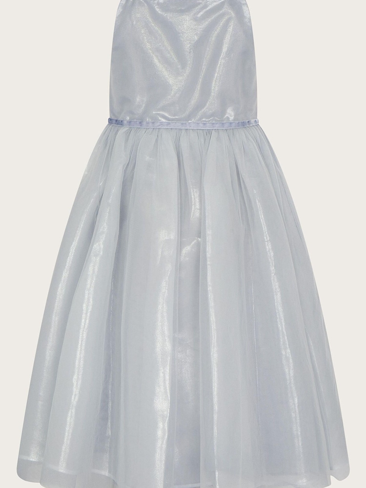 Monsoon Grey Land of Wonder Pegasus Diamante Shimmer Dress - Image 2 of 3