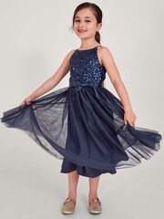 Monsoon Truth Sequin Occasion Dress - Image 1 of 5