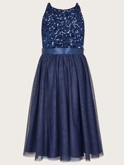 Monsoon Truth Sequin Occasion Dress - Image 3 of 5