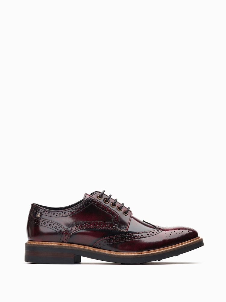 Base London Woburn Lace Up Brogue Shoes - Image 1 of 6