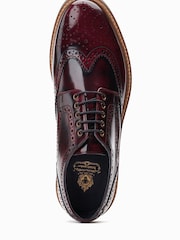 Base London Woburn Lace Up Brogue Shoes - Image 4 of 6