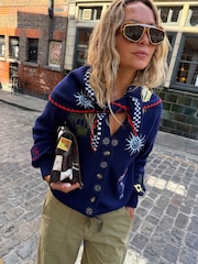 Never Fully Dressed Black Icons Cardigan - Image 1 of 2