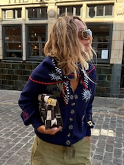Never Fully Dressed Black Icons Cardigan - Image 2 of 2