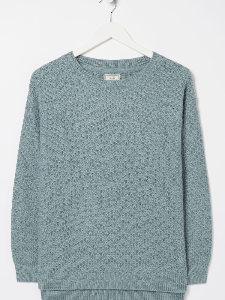 FatFace Blue Ellie Crew Jumper - Image 4 of 4