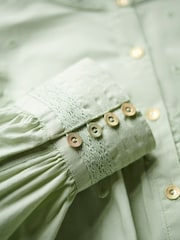 Another Sunday Long Sleeved Blouse With Lace Detail - Image 7 of 7
