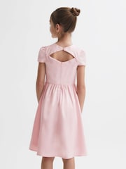 Reiss Pink Maria 9-14 yrs Knot Detail Dress - Image 5 of 6