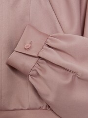 Reiss Pink Molly 4-9 yrs Cropped Pleated Blouse - Image 6 of 6