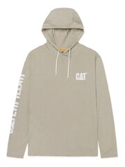 Caterpillar Cream 100% Cotton Long Sleeve Hoodie - Image 4 of 4