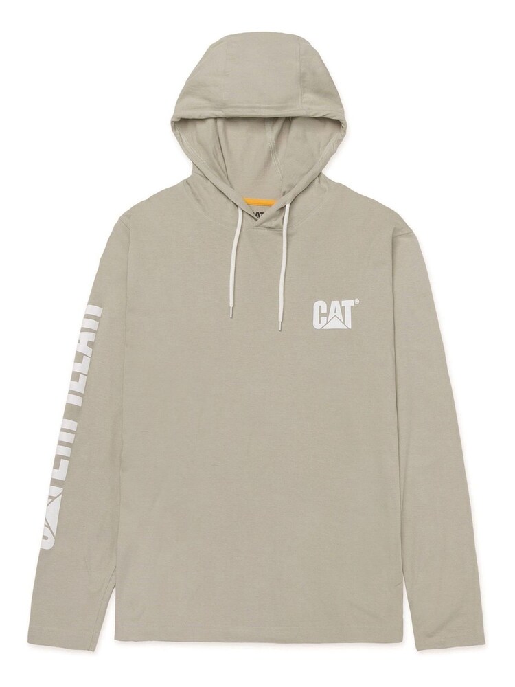 Caterpillar Cream 100% Cotton Long Sleeve Hoodie - Image 4 of 4