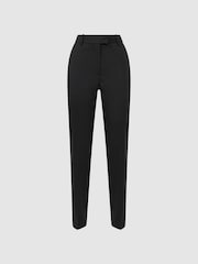 Reiss Black Sonny Slim Fit Wool Blend Trousers - Image 2 of 5