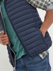 FatFace Blue Dartmouth Gilet - Image 4 of 6