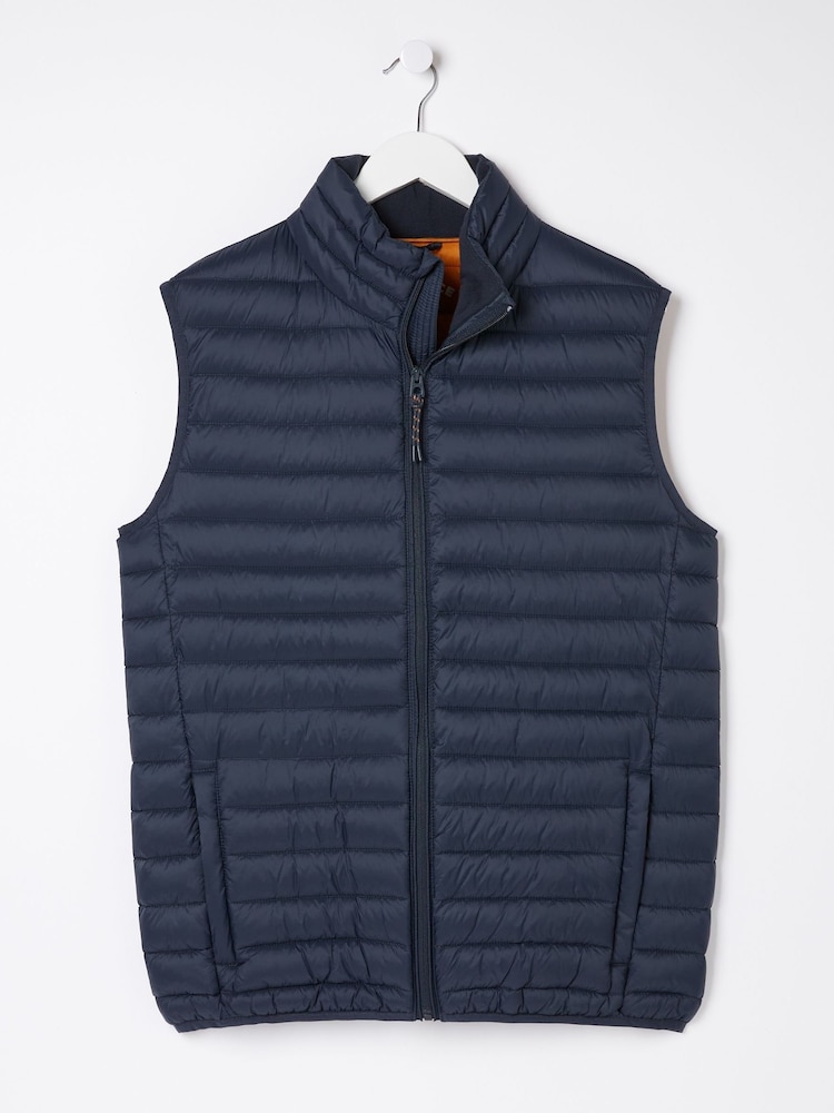 FatFace Blue Dartmouth Gilet - Image 6 of 6
