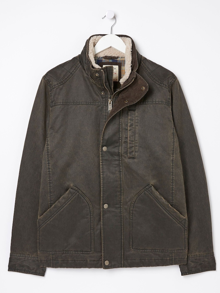 FatFace Broadsands Brown Jacket - Image 6 of 6