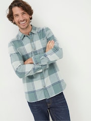 FatFace Green Somerset Check Shirt - Image 1 of 5