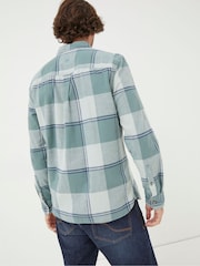 FatFace Green Somerset Check Shirt - Image 2 of 5