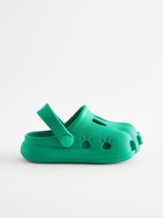 Bright Green 3D Claw Clogs - Image 2 of 5