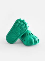 Bright Green 3D Claw Clogs - Image 3 of 5