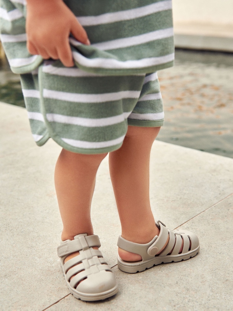 Neutral Fisherman Jelly Sandals - Image 1 of 6