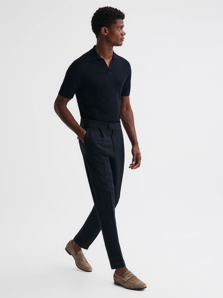 Reiss Stone Bray Suede Slip On Loafers - Image 2 of 5