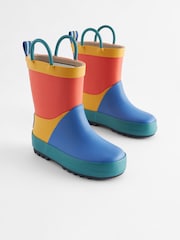 Navy Blue Colourblock Handle Wellies - Image 1 of 6