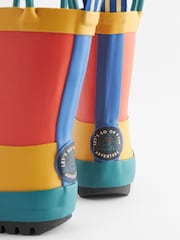 Navy Blue Colourblock Handle Wellies - Image 3 of 6
