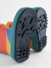 Navy Blue Colourblock Handle Wellies - Image 4 of 6