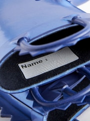 Metallic Blue Dino Handle Wellies - Image 10 of 10
