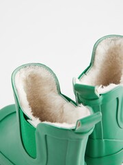 Bright Green Warm Lined Ankle Wellies - Image 4 of 5