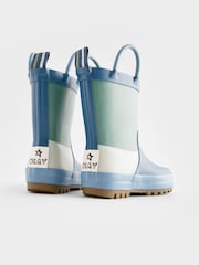 Blue Colourblock Handle Wellies - Image 3 of 6