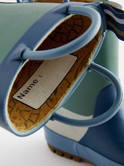 Blue Colourblock Handle Wellies - Image 6 of 6