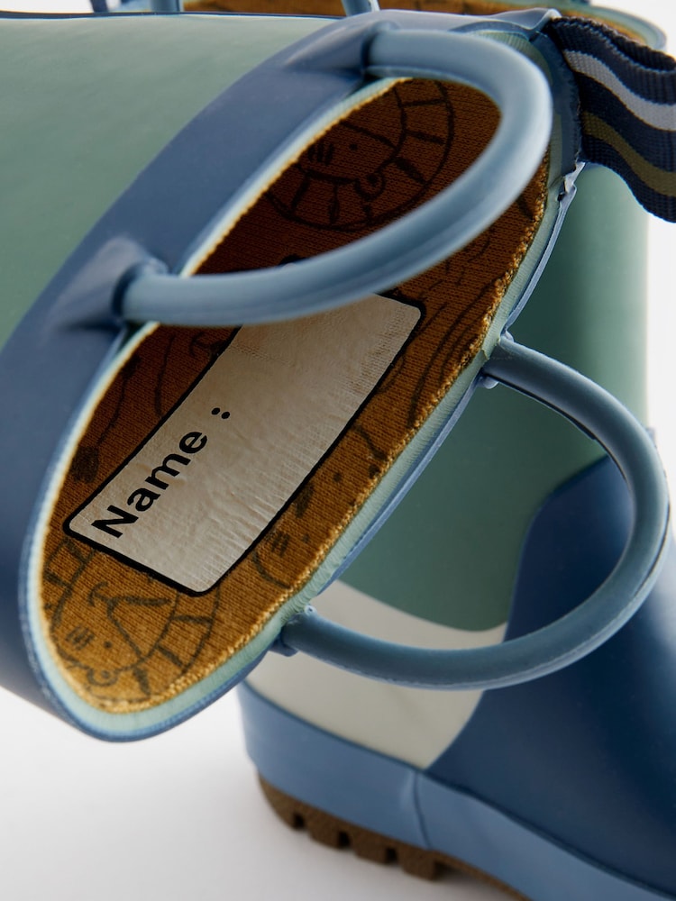 Blue Colourblock Handle Wellies - Image 6 of 6