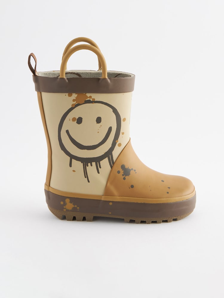 Yellow Splat Handle Wellies - Image 2 of 6
