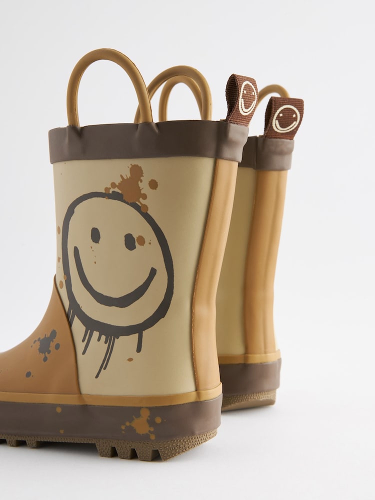 Yellow Splat Handle Wellies - Image 3 of 6
