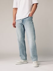 Blue Light Relaxed Fit Vintage Stretch Authentic Jeans - Image 1 of 11