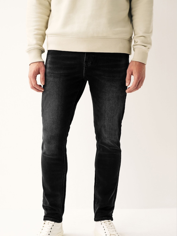 Black Washed - Облегающий крой - Стретчевые джинсы для комфорта - Изображение 1 из 11 Black Washed - Облегающий крой - Стретчевые джинсы для комфорта - Изображение 1 из 11