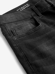 Black Washed - Облегающий крой - Стретчевые джинсы для комфорта - Изображение 10 из 11