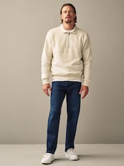 Modra temna - Raven kroj - Vintage Wash denim kavbojke - Slika 1 iz 10