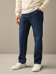 Modra temna - Raven kroj - Vintage Wash denim kavbojke - Slika 2 iz 10