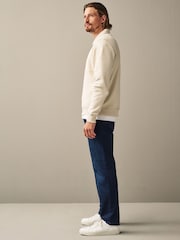 Modra temna - Raven kroj - Vintage Wash denim kavbojke - Slika 4 iz 10