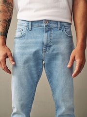 Himmelblau - Vintage Authentic Stretch-Jeans - Bild 6 von 12
