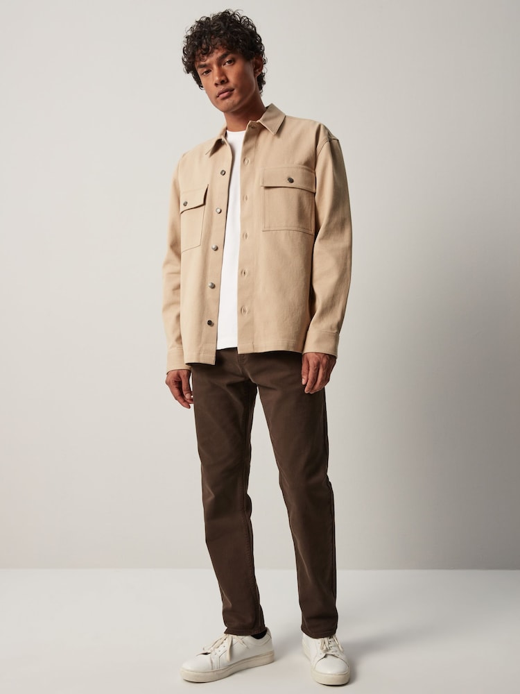 Brown Slim Fit Coloured Stretch Jeans - Image 2 of 7