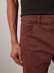 Rust Slim Fit Coloured Stretch Jeans - Image 5 of 10