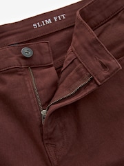 Rust Slim Fit Coloured Stretch Jeans - Image 7 of 10