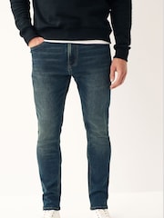 Blue Mid Tint Skinny Fit Comfort Stretch Jeans - Image 1 of 10