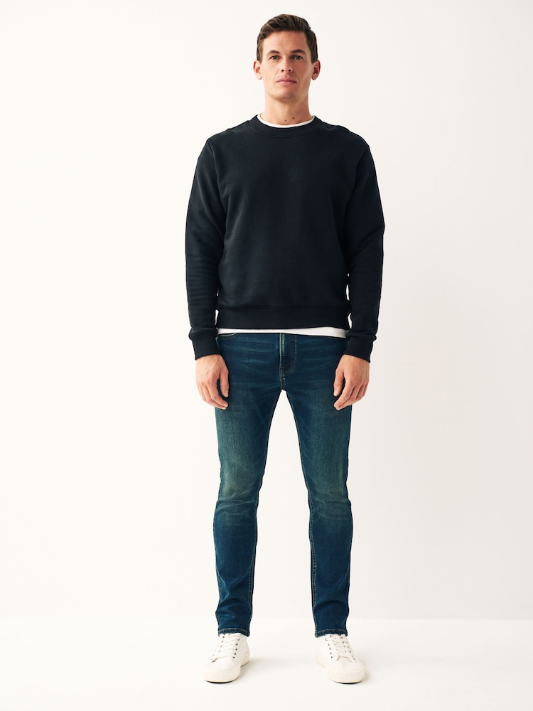 Blue Mid Tint Skinny Fit Comfort Stretch Jeans - Image 2 of 10