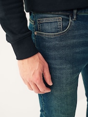 Blue Mid Tint Skinny Fit Comfort Stretch Jeans - Image 5 of 10