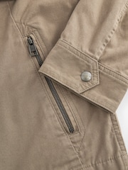 Stone 100% Cotton Zip-Up Shacket - Image 11 of 12
